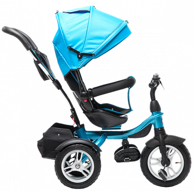 Велосипед детский трехколёсный  TSTX6688-4 
(небесно-голубой) - Цвет голубой - Картинка #6