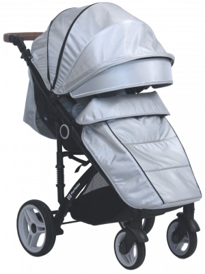 Коляска детская прогулочная Bino Angel Comfort серебристый - Картинка #15